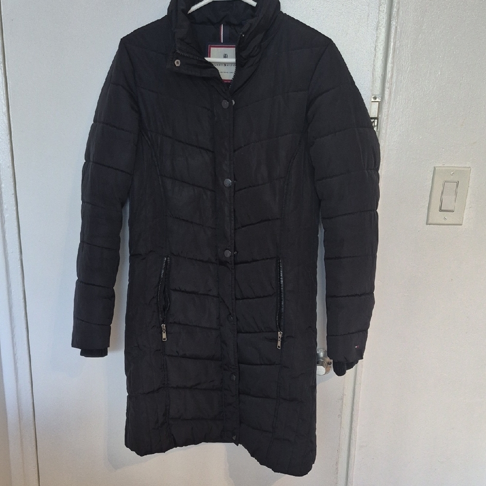 Tommy Hilfiger Women's Black Puffer Coat